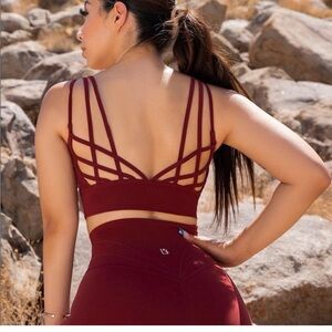 Buffbunny SET Vinyard dark red